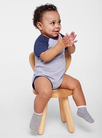 RABBIT SKINS - Infant Baseball Bodysuit - 4430