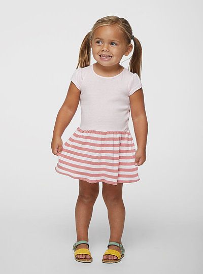 RABBIT SKINS - Infant Baby Rib Dress - 5320