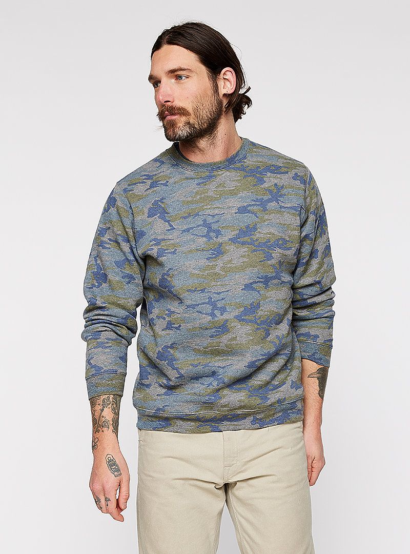 LAT APPAREL - Adult Elevated Crew Fleece - 6925